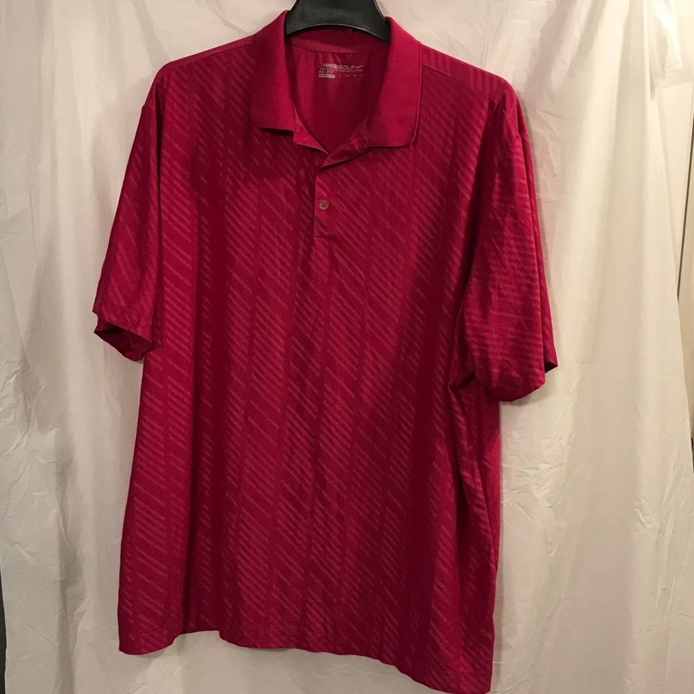 Nike Golf Polo Short Sleeve Dri Fit Size XXL Mens
